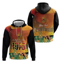 Personalised Papua New Guinea Independence Day Hoodie One People One Nation One Country