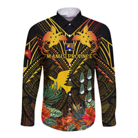 papua-new-guinea-manus-province-long-sleeve-button-shirt-papua-niugini-coat-of-arms-with-flag-style