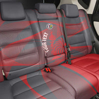 Custom New Caledonia Football Back Car Seat Cover Allez Les Cagous Grey Version - Polynesian Pride