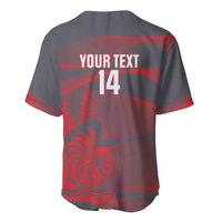 Custom New Caledonia Football Baseball Jersey Allez Les Cagous Grey Version - Polynesian Pride