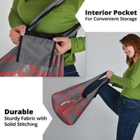 Custom New Caledonia Football Grocery Bag Allez Les Cagous Grey Version LT14 - Polynesian Pride