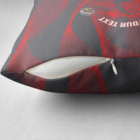 Custom New Caledonia Football Pillow Cover Allez Les Cagous Grey Version - Polynesian Pride