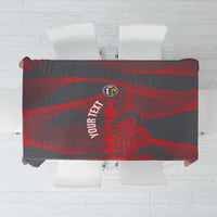 Custom New Caledonia Football Tablecloth Allez Les Cagous Grey Version LT14 Grey - Polynesian Pride