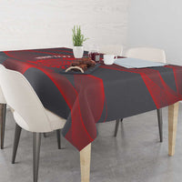 Custom New Caledonia Football Tablecloth Allez Les Cagous Grey Version LT14 - Polynesian Pride
