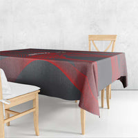 Custom New Caledonia Football Tablecloth Allez Les Cagous Grey Version LT14 - Polynesian Pride