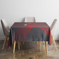 Custom New Caledonia Football Tablecloth Allez Les Cagous Grey Version LT14 - Polynesian Pride