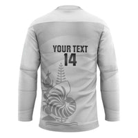 Custom New Caledonia Football Hockey Jersey Allez Les Cagous White Version - Polynesian Pride