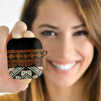 Bula Fiji Tapa AirPods Case Fijian Masi Vintage Vibes - Polynesian Pride