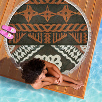 Bula Fiji Tapa Beach Blanket Fijian Masi Vintage Vibes - Polynesian Pride