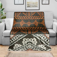 Bula Fiji Tapa Blanket Fijian Masi Vintage Vibes - Polynesian Pride