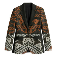 Bula Fiji Tapa Blazer Fijian Masi Vintage Vibes - Polynesian Pride