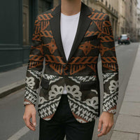 Bula Fiji Tapa Blazer Fijian Masi Vintage Vibes - Polynesian Pride