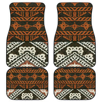 Bula Fiji Tapa Car Mats Fijian Masi Vintage Vibes - Polynesian Pride
