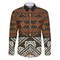 Bula Fiji Tapa Family Matching Puletasi and Hawaiian Shirt Fijian Masi Vintage Vibes - Polynesian Pride