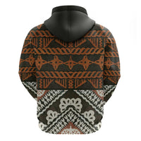 Bula Fiji Tapa Hoodie Fijian Masi Vintage Vibes - Polynesian Pride