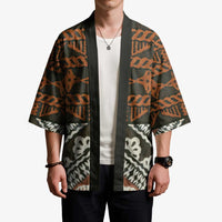 Bula Fiji Tapa Kimono Fijian Masi Vintage Vibes - Polynesian Pride
