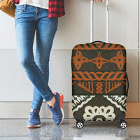 Bula Fiji Tapa Luggage Cover Fijian Masi Vintage Vibes - Polynesian Pride