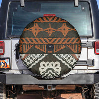 Bula Fiji Tapa Spare Tire Cover Fijian Masi Vintage Vibes - Polynesian Pride