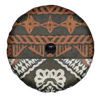 Bula Fiji Tapa Spare Tire Cover Fijian Masi Vintage Vibes - Polynesian Pride