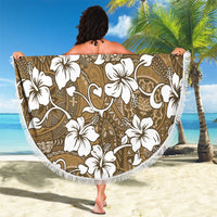 Kuvui Bula Fiji Beach Blanket Fijian Tapa Seamless Hibiscus - Polynesian Pride
