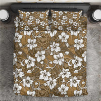 Kuvui Bula Fiji Bedding Set Fijian Tapa Seamless Hibiscus - Polynesian Pride