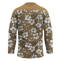 Kuvui Bula Fiji Hockey Jersey Fijian Tapa Seamless Hibiscus LT14 - Polynesian Pride