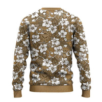 Kuvui Bula Fiji Ugly Christmas Sweater Fijian Tapa Seamless Hibiscus - Polynesian Pride