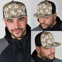 Kuvui Bula Fiji Mesh Trucker Cap Fijian Tapa Seamless Hibiscus LT14 - Polynesian Pride