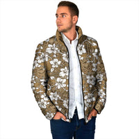 Kuvui Bula Fiji Padded Jacket Fijian Tapa Seamless Hibiscus - Polynesian Pride