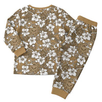 Kuvui Bula Fiji Christmas Pajama Set Fijian Tapa Seamless Hibiscus - Polynesian Pride