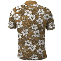 Kuvui Bula Fiji Polo Shirt Fijian Tapa Seamless Hibiscus - Polynesian Pride