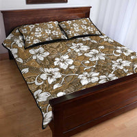 Kuvui Bula Fiji Quilt Bed Set Fijian Tapa Seamless Hibiscus LT14 - Polynesian Pride