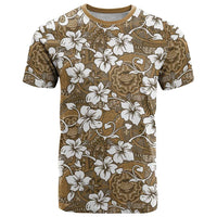 Kuvui Bula Fiji T Shirt Fijian Tapa Seamless Hibiscus - Polynesian Pride