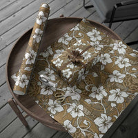 Kuvui Bula Fiji Wrapping Paper Fijian Tapa Seamless Hibiscus LT14 - Polynesian Pride