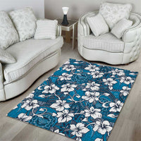 Karakarawa Bula Fiji Area Rug Fijian Tapa Seamless Hibiscus - Polynesian Pride