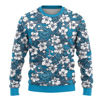 Karakarawa Bula Fiji Ugly Christmas Sweater Fijian Tapa Seamless Hibiscus - Polynesian Pride