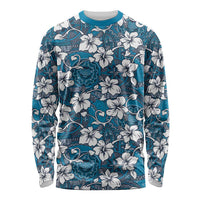 Karakarawa Bula Fiji Long Sleeve Shirt Fijian Tapa Seamless Hibiscus - Polynesian Pride