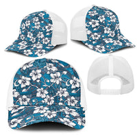 Karakarawa Bula Fiji Mesh Trucker Cap Fijian Tapa Seamless Hibiscus LT14 - Polynesian Pride