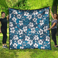 Karakarawa Bula Fiji Quilt Fijian Tapa Seamless Hibiscus - Polynesian Pride