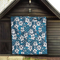 Karakarawa Bula Fiji Quilt Fijian Tapa Seamless Hibiscus - Polynesian Pride