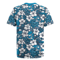 Karakarawa Bula Fiji Rugby Jersey Fijian Tapa Seamless Hibiscus LT14 - Polynesian Pride