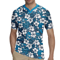 Karakarawa Bula Fiji Rugby Jersey Fijian Tapa Seamless Hibiscus LT14 - Polynesian Pride