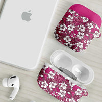 Piqi Bula Fiji AirPods Case Fijian Tapa Seamless Hibiscus LT14 - Polynesian Pride