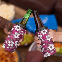 Piqi Bula Fiji 4 in 1 Can Cooler Tumbler Fijian Tapa Seamless Hibiscus - Polynesian Pride