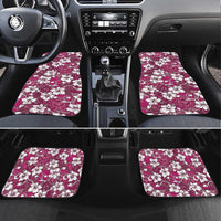 Piqi Bula Fiji Car Mats Fijian Tapa Seamless Hibiscus - Polynesian Pride