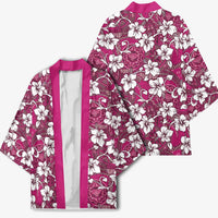 Piqi Bula Fiji Kimono Fijian Tapa Seamless Hibiscus - Polynesian Pride