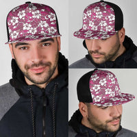 Piqi Bula Fiji Mesh Trucker Cap Fijian Tapa Seamless Hibiscus LT14 - Polynesian Pride