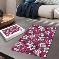 Piqi Bula Fiji Puzzle Fijian Tapa Seamless Hibiscus - Polynesian Pride