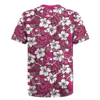 Piqi Bula Fiji Rugby Jersey Fijian Tapa Seamless Hibiscus LT14 - Polynesian Pride