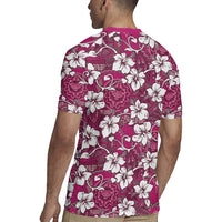 Piqi Bula Fiji Rugby Jersey Fijian Tapa Seamless Hibiscus LT14 - Polynesian Pride